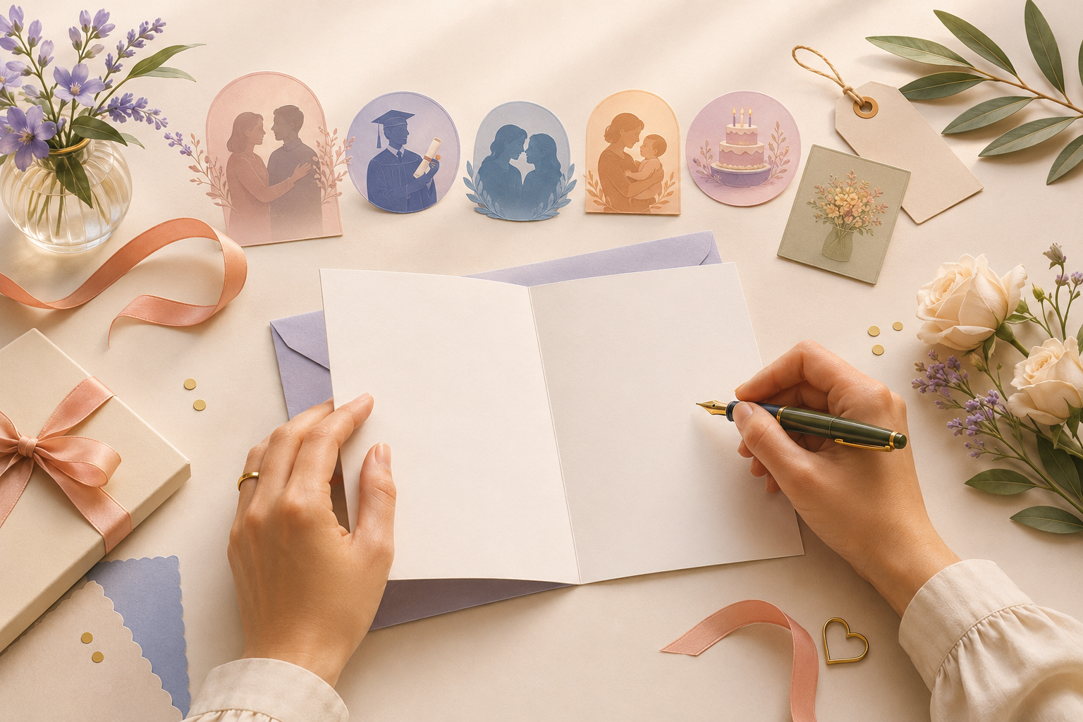 Choosing the right message for a greeting card