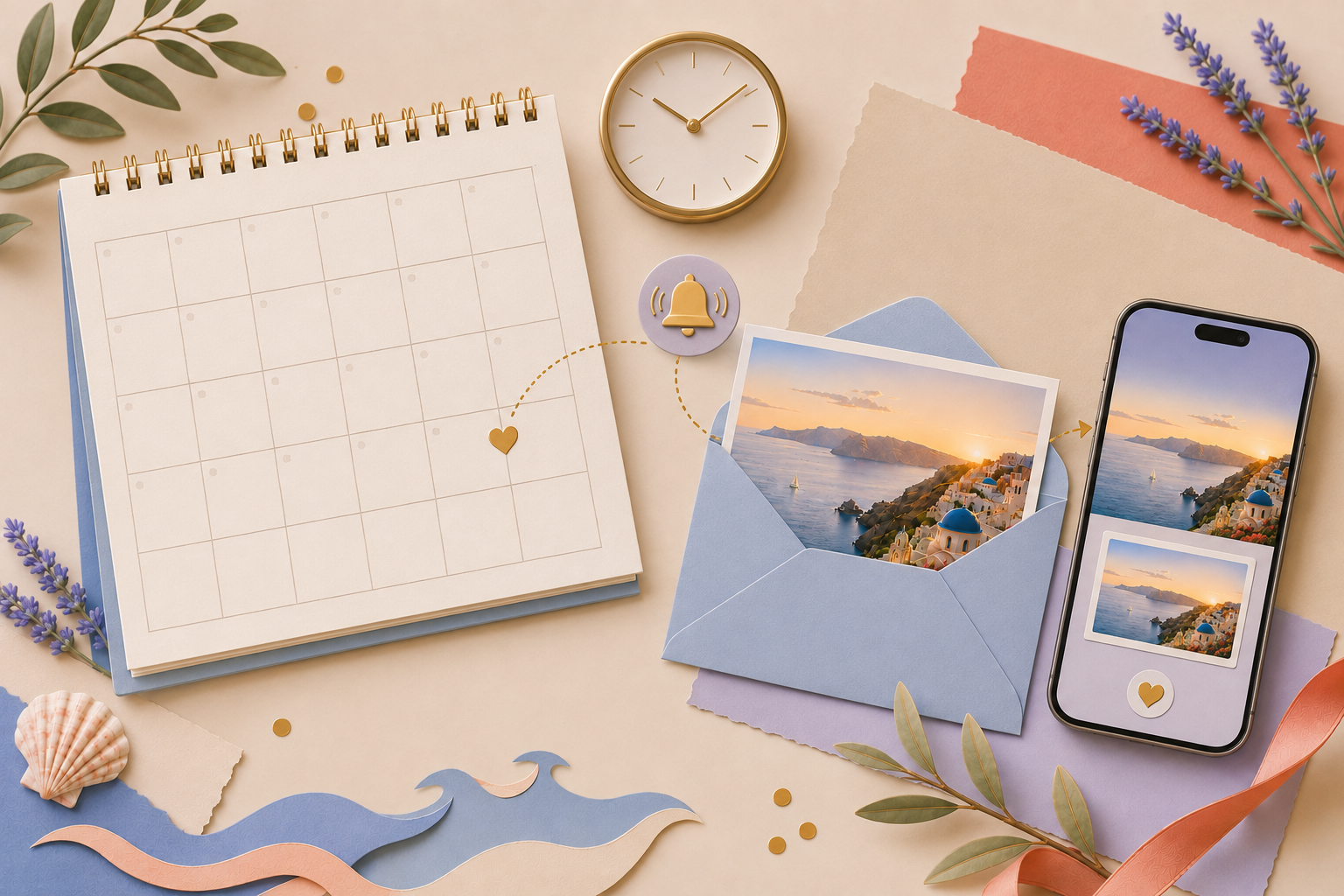 Planning the timely delivery of printed and electronic greeting cards